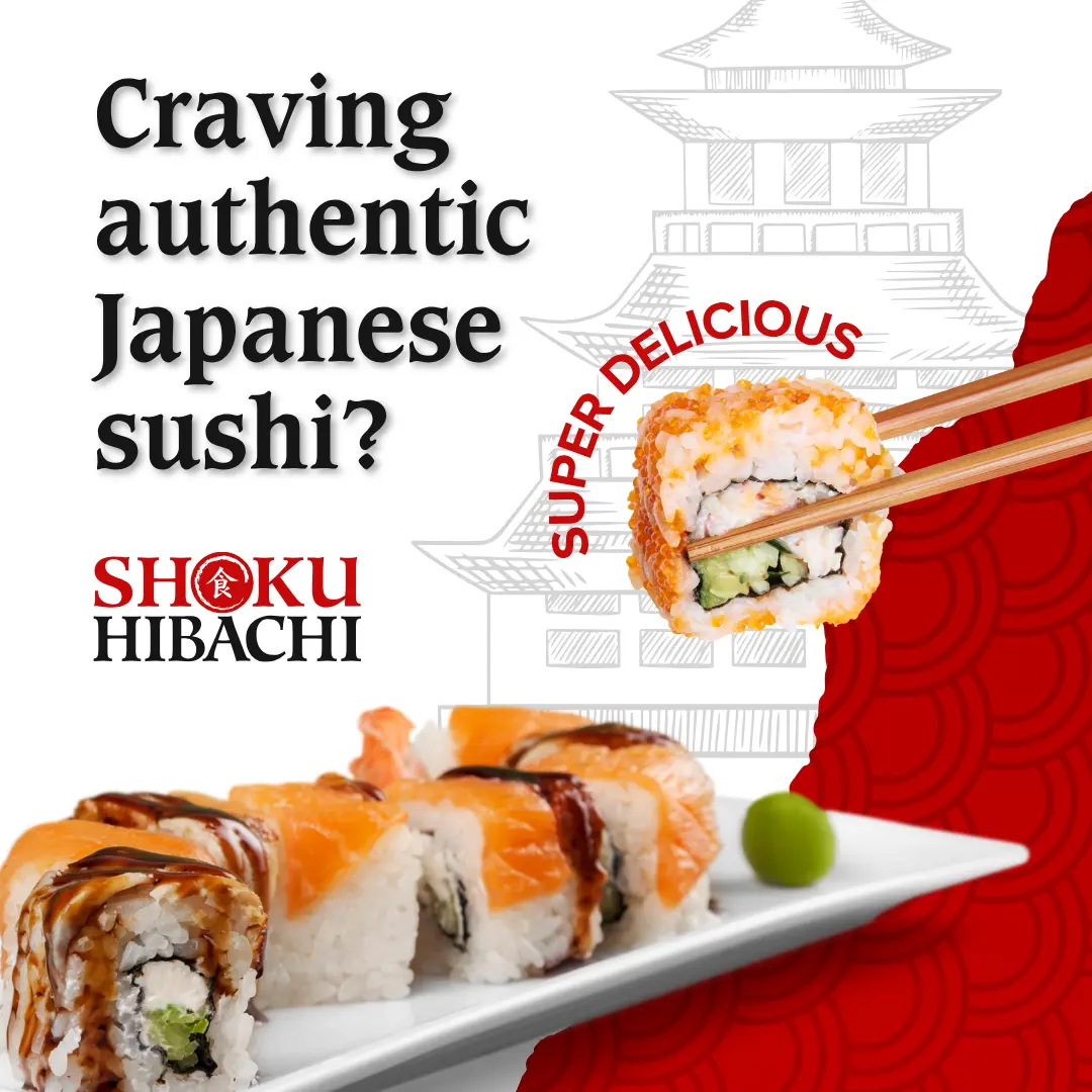 Shoku Hibachi Social Media Graphic